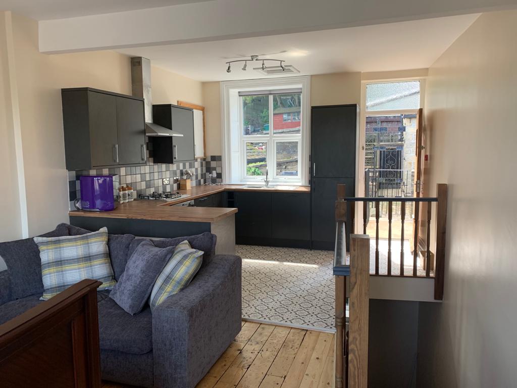 Open-plan kitchen & living